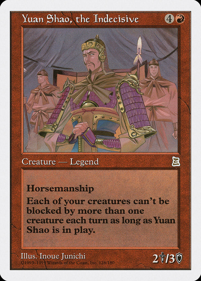 Yuan Shao, the Indecisive [Portal Three Kingdoms] | D20 Games