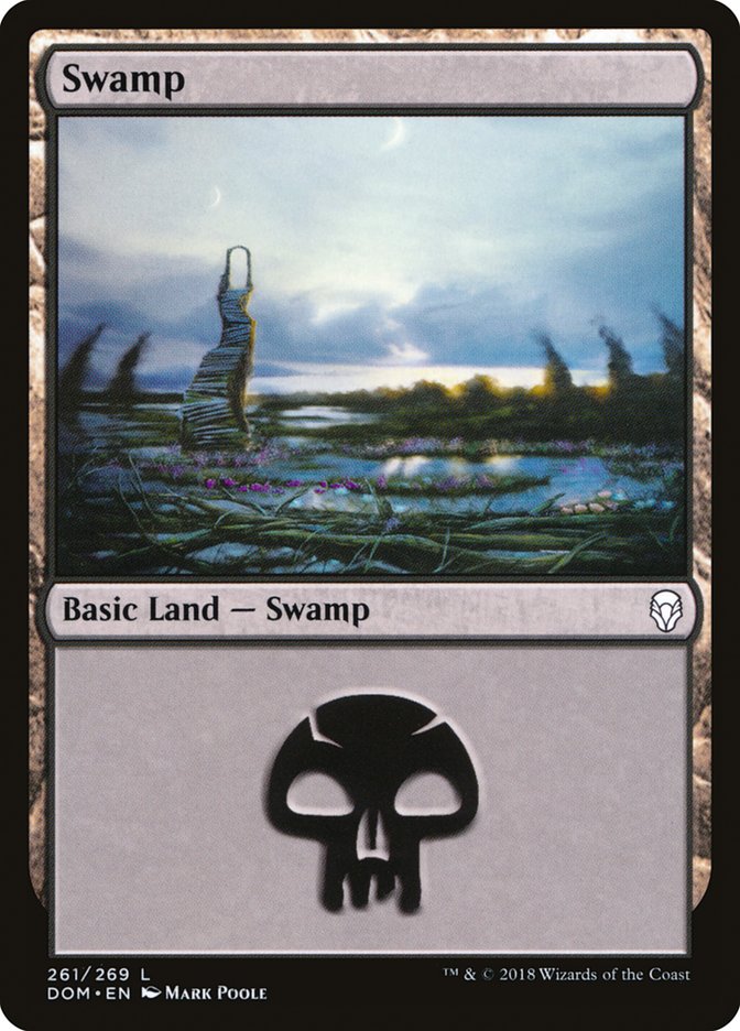 Swamp (261) [Dominaria] | D20 Games