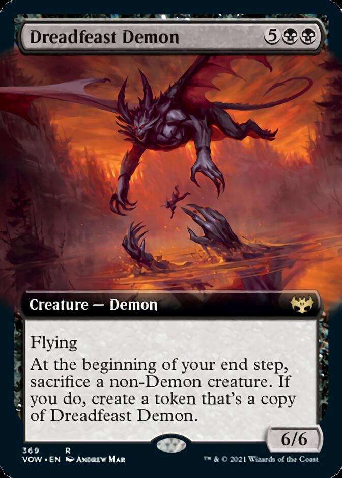 Dreadfeast Demon (Extended) [Innistrad: Crimson Vow] | D20 Games