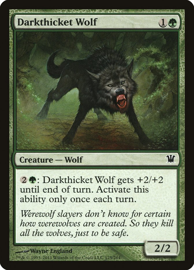 Darkthicket Wolf [Innistrad] | D20 Games