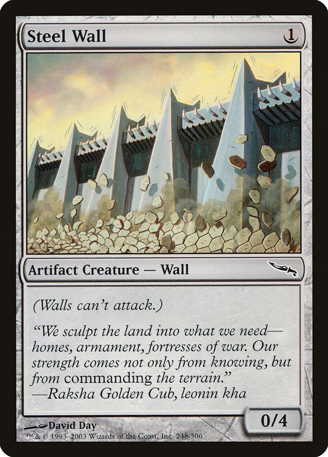 Steel Wall [Mirrodin] | D20 Games