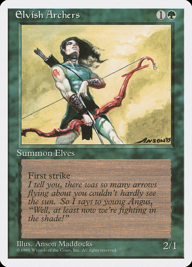 Elvish Archers [Fourth Edition] | D20 Games