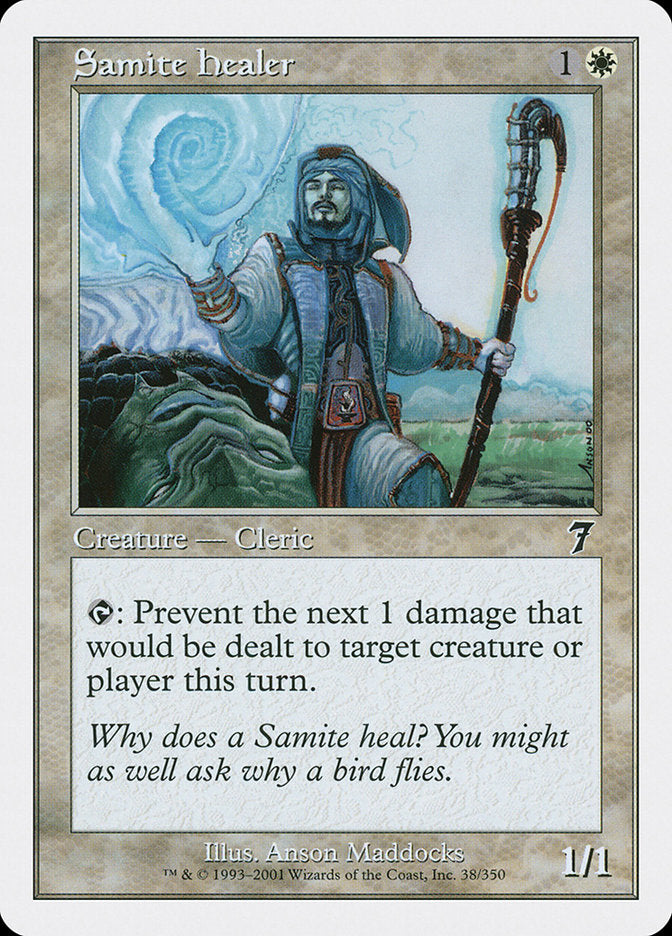 Samite Healer [Seventh Edition] | D20 Games