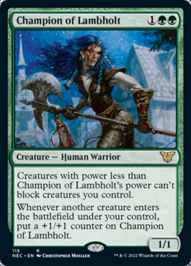 Champion of Lambholt [Kamigawa: Neon Dynasty Commander] | D20 Games