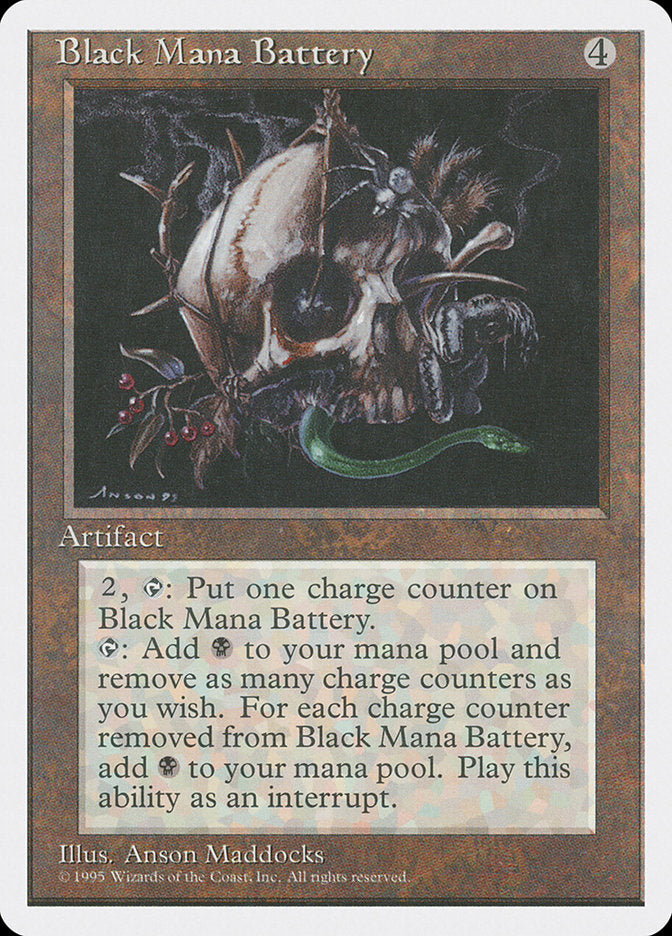 Black Mana Battery [Fourth Edition] | D20 Games
