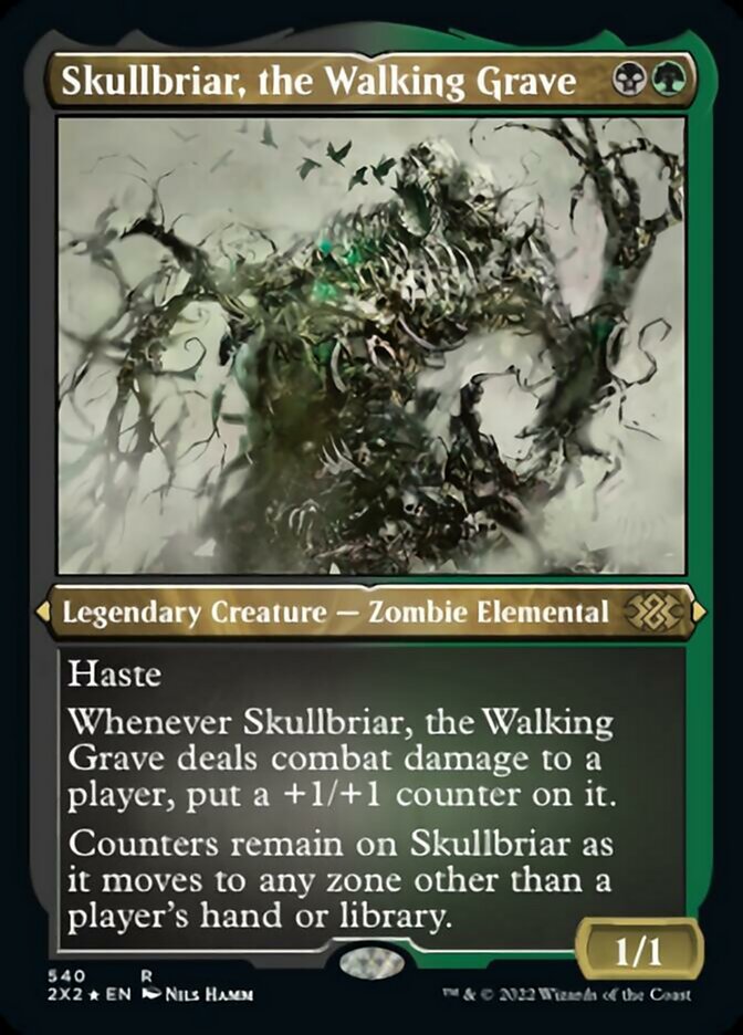Skullbriar, the Walking Grave (Foil Etched) [Double Masters 2022] | D20 Games