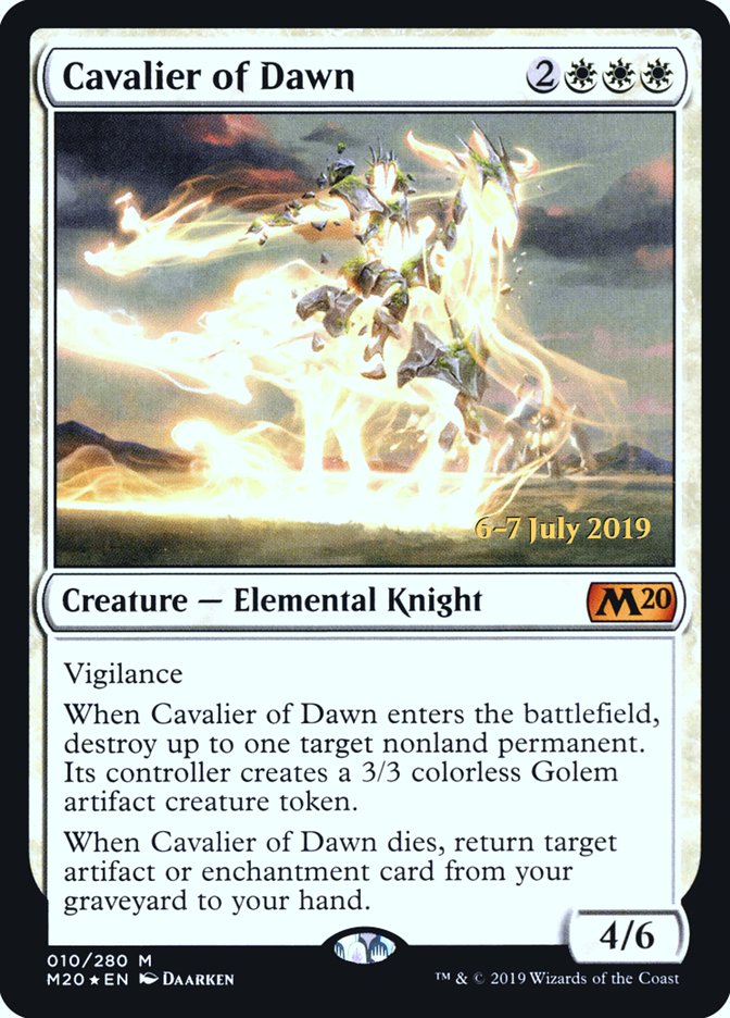 Cavalier of Dawn  [Core Set 2020 Prerelease Promos] | D20 Games