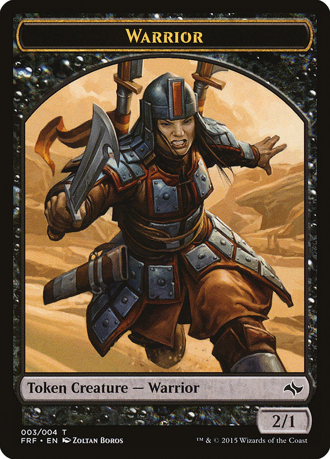 Warrior [Fate Reforged Tokens] | D20 Games
