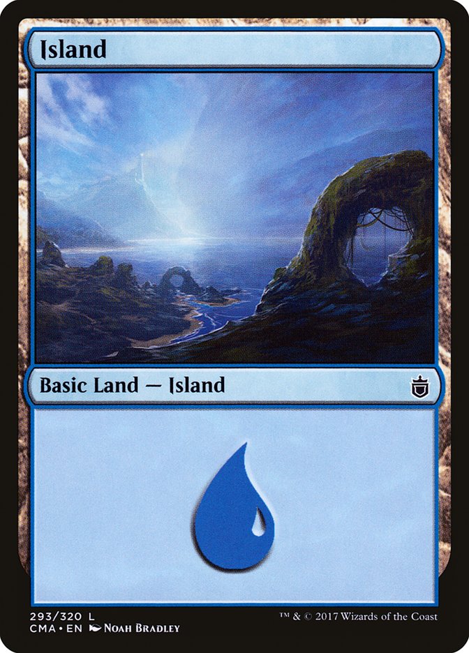 Island (293) [Commander Anthology] | D20 Games