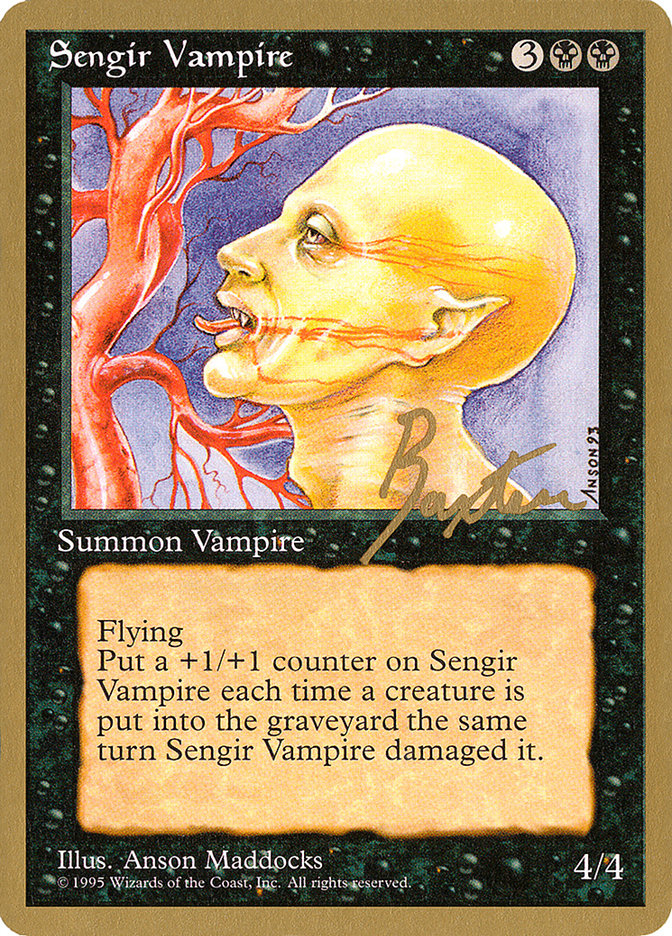 Sengir Vampire (George Baxter) [Pro Tour Collector Set] | D20 Games