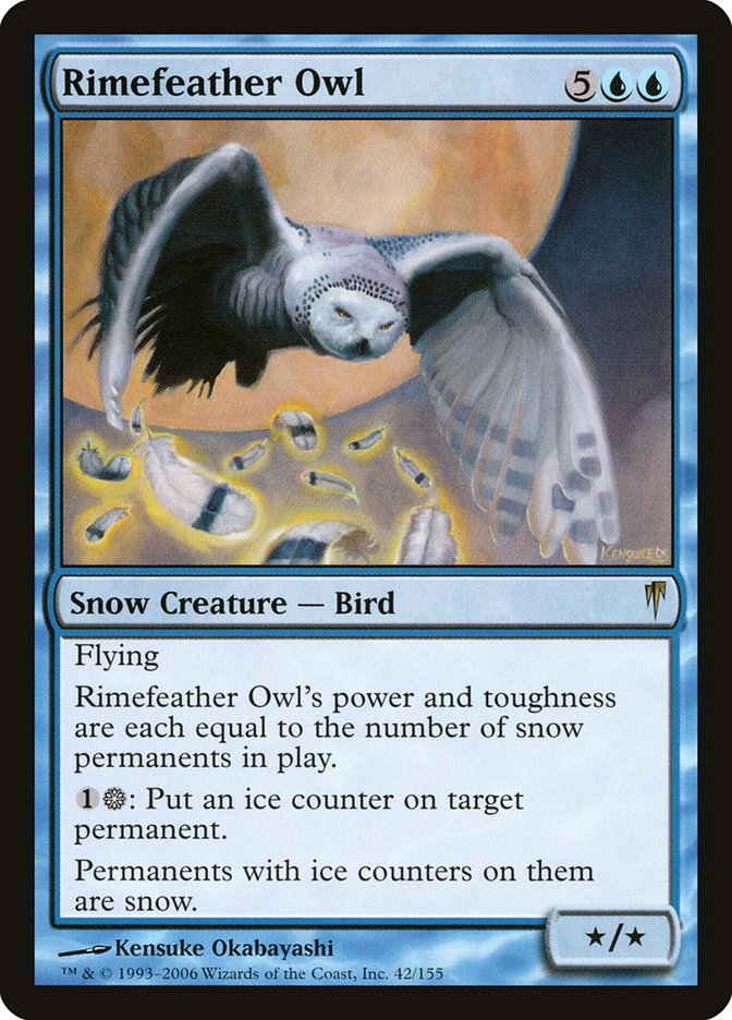 Rimefeather Owl [Coldsnap] | D20 Games