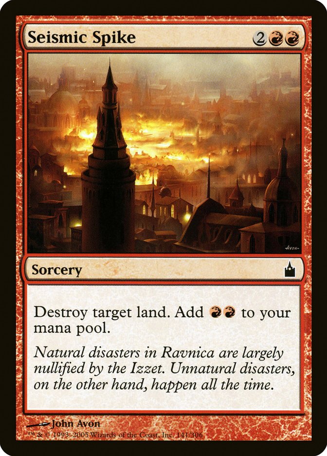 Seismic Spike [Ravnica: City of Guilds] | D20 Games