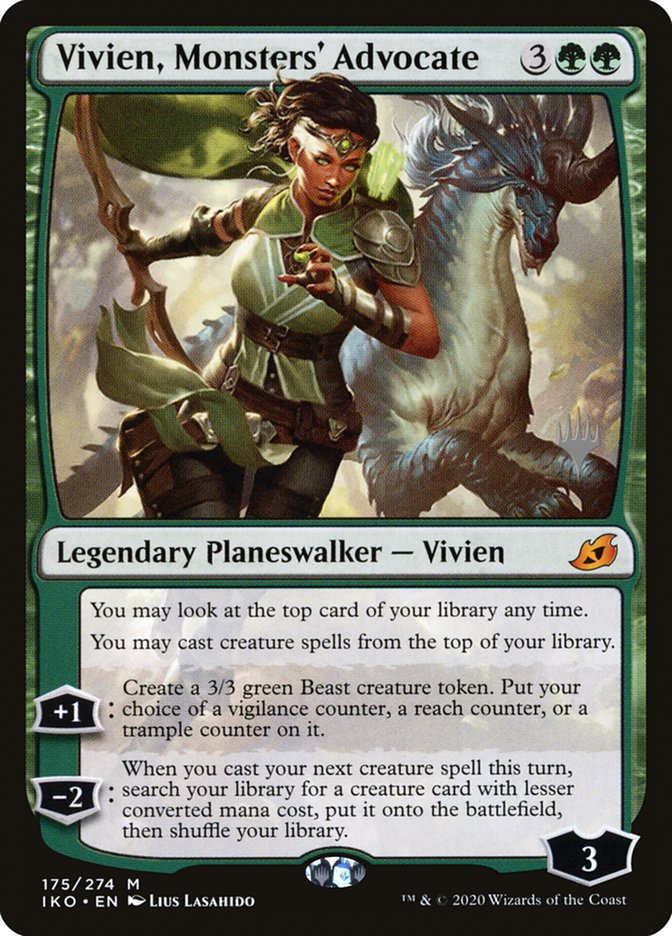 Vivien, Monsters' Advocate (Promo Pack) [Ikoria: Lair of Behemoths Promos] | D20 Games