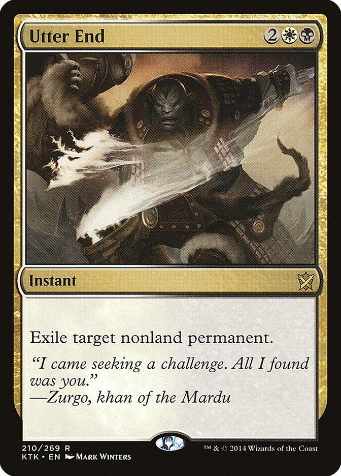 Utter End [Khans of Tarkir] | D20 Games
