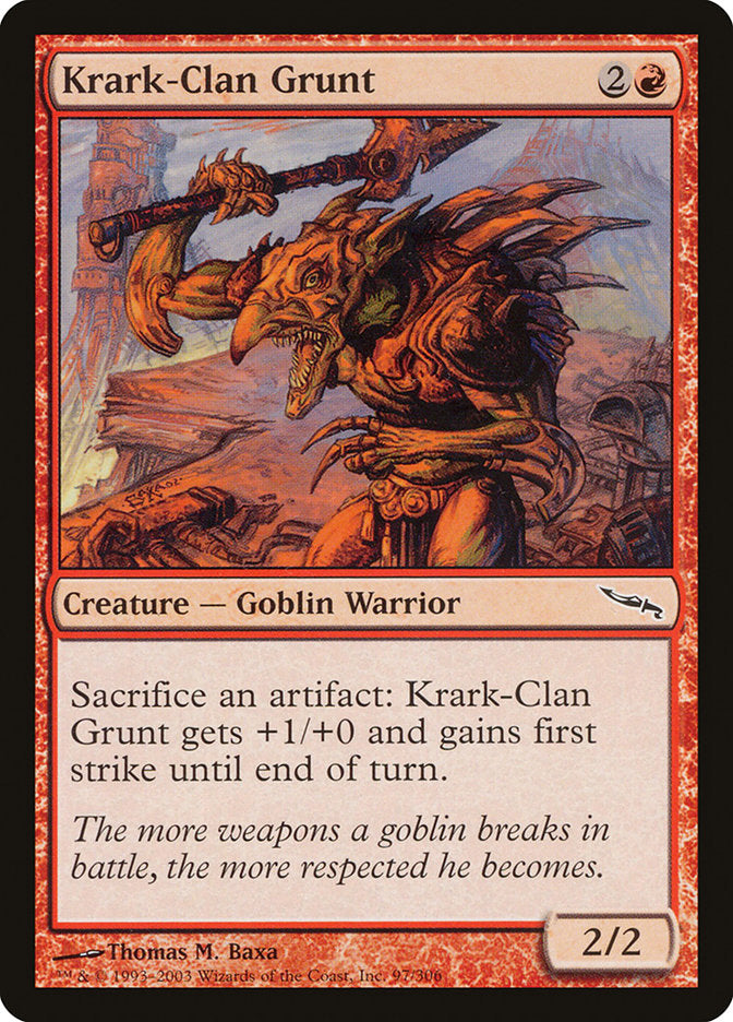 Krark-Clan Grunt [Mirrodin] | D20 Games