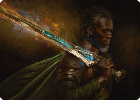 Anduril, Flame of the West Art Card [The Lord of the Rings: Tales of Middle-earth Art Series] | D20 Games