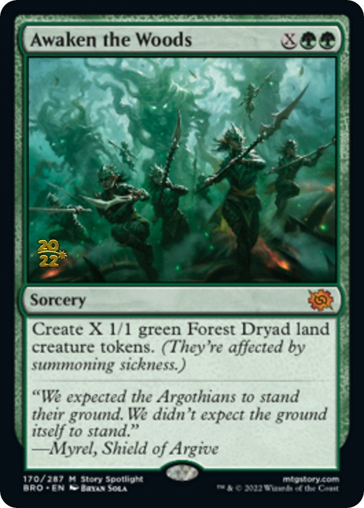 Awaken the Woods [The Brothers' War: Prerelease Promos] | D20 Games