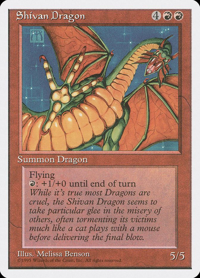 Shivan Dragon [Fourth Edition] | D20 Games