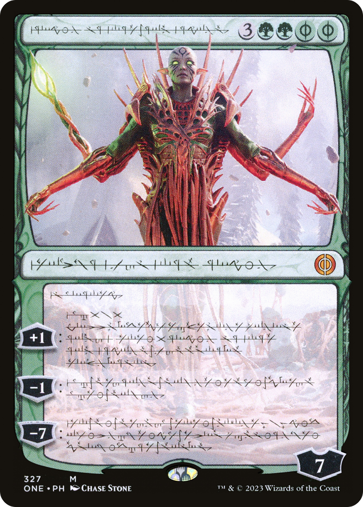 Nissa, Ascended Animist (Phyrexian) [Phyrexia: All Will Be One] | D20 Games