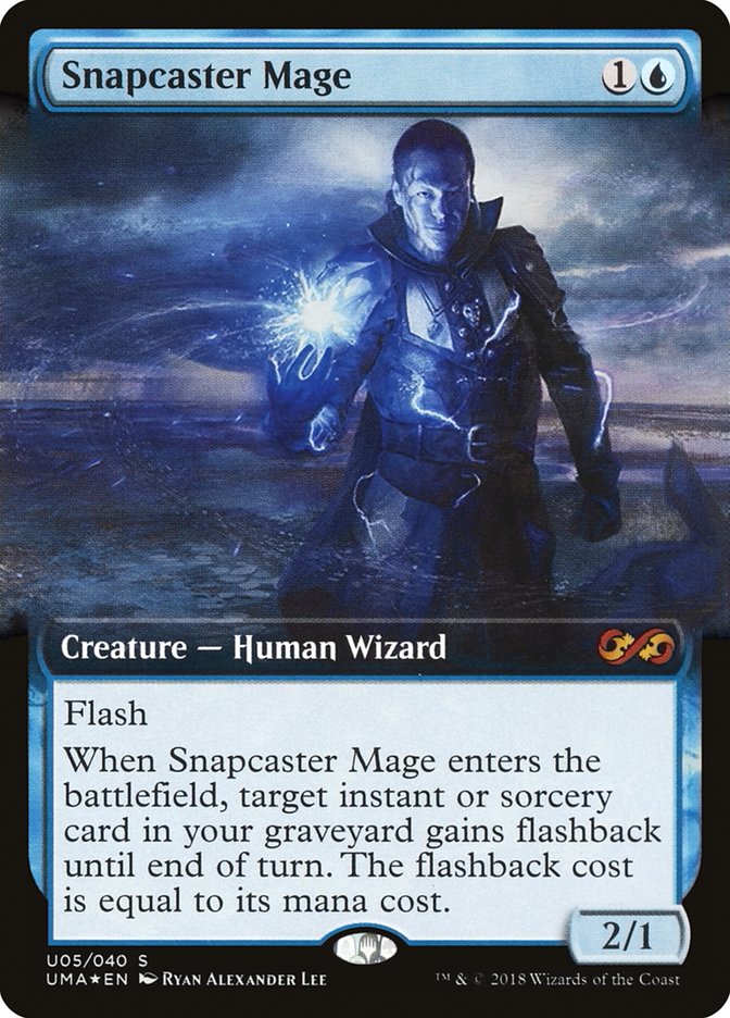 Snapcaster Mage (Topper) [Ultimate Box Topper] | D20 Games