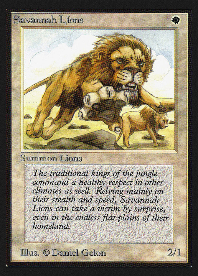 Savannah Lions [International Collectors’ Edition] | D20 Games