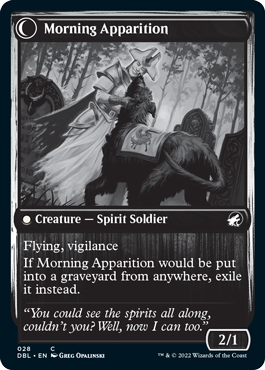 Mourning Patrol // Morning Apparition [Innistrad: Double Feature] | D20 Games