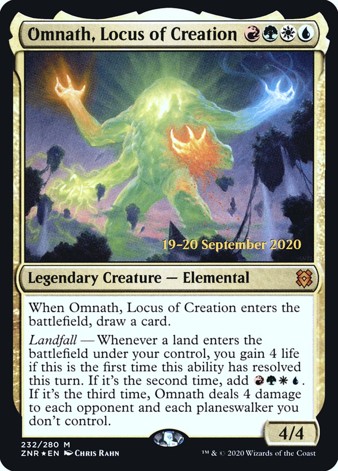 Omnath, Locus of Creation [Zendikar Rising Prerelease Promos] | D20 Games