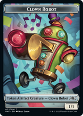 Clown Robot (003) // Storm Crow Double-sided Token [Unfinity Tokens] | D20 Games