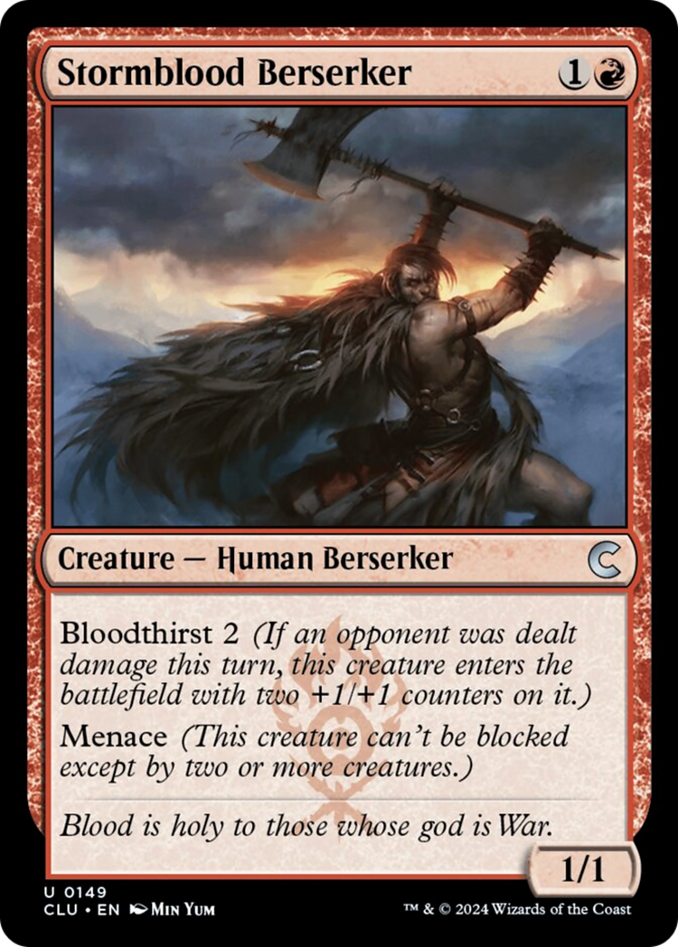 Stormblood Berserker [Ravnica: Clue Edition] | D20 Games