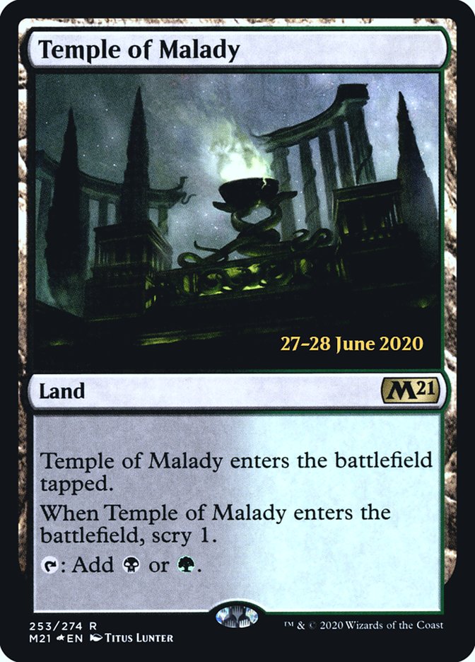 Temple of Malady  [Core Set 2021 Prerelease Promos] | D20 Games