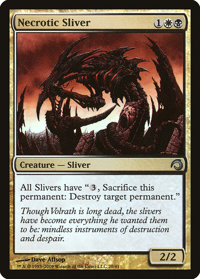 Necrotic Sliver [Premium Deck Series: Slivers] | D20 Games