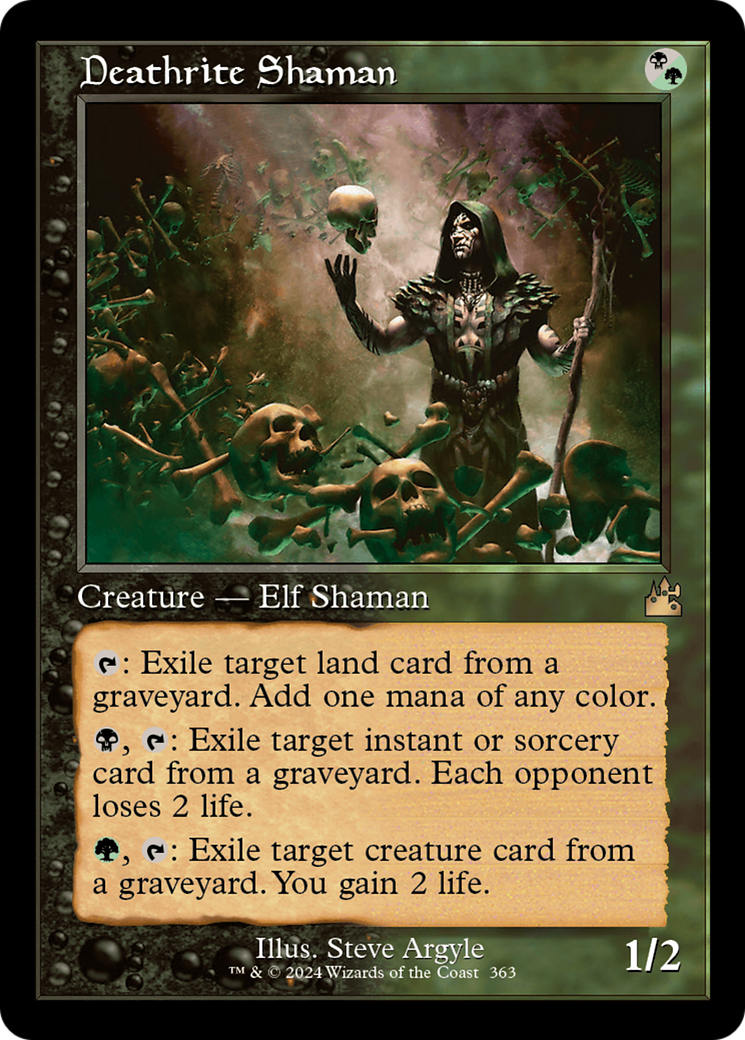 Deathrite Shaman (Retro Frame) [Ravnica Remastered] | D20 Games