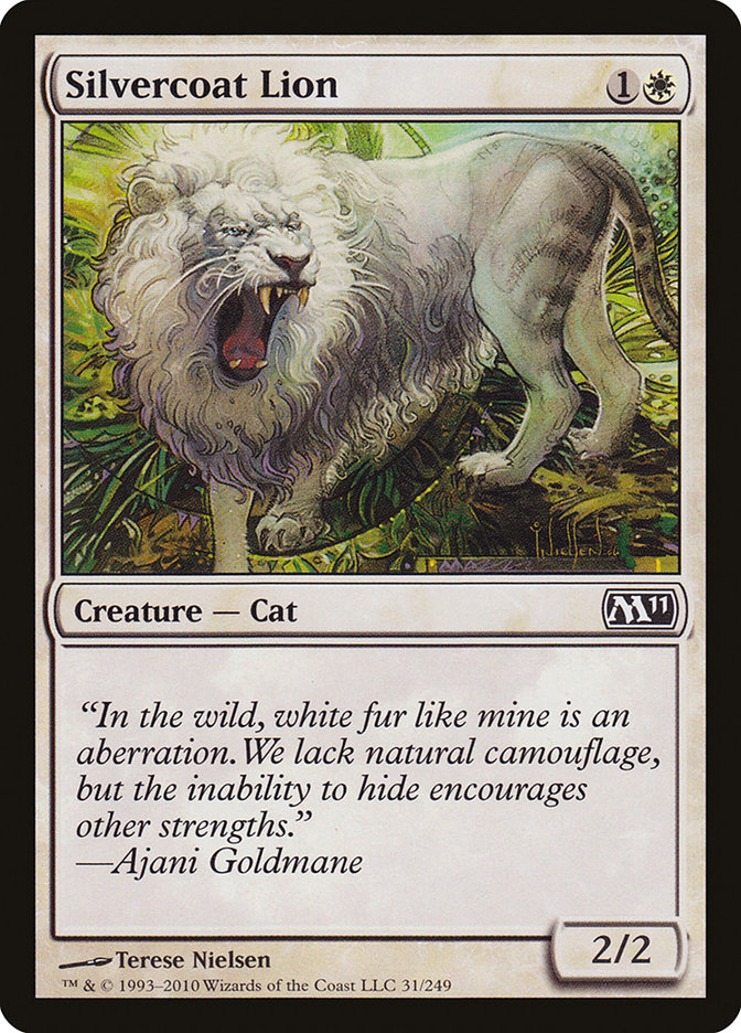 Silvercoat Lion [Magic 2011] | D20 Games