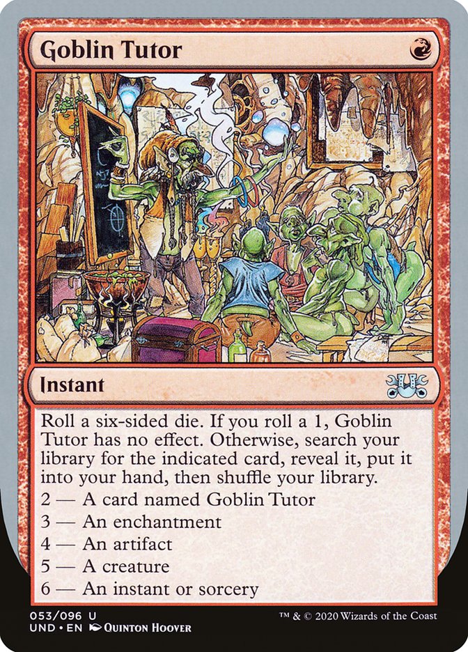 Goblin Tutor [Unsanctioned] | D20 Games