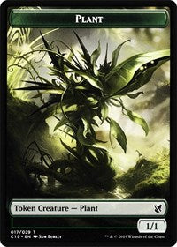 Plant // Morph Double-sided Token [Commander 2019 Tokens] | D20 Games