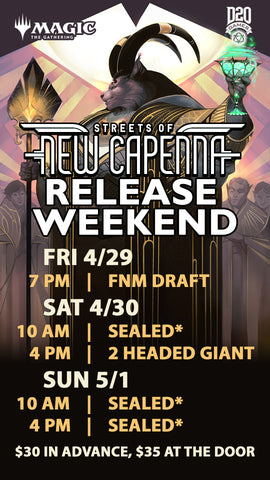 Sat 4 pm THG  Release Streets of New Capenna  ticket - Sat, Apr 30