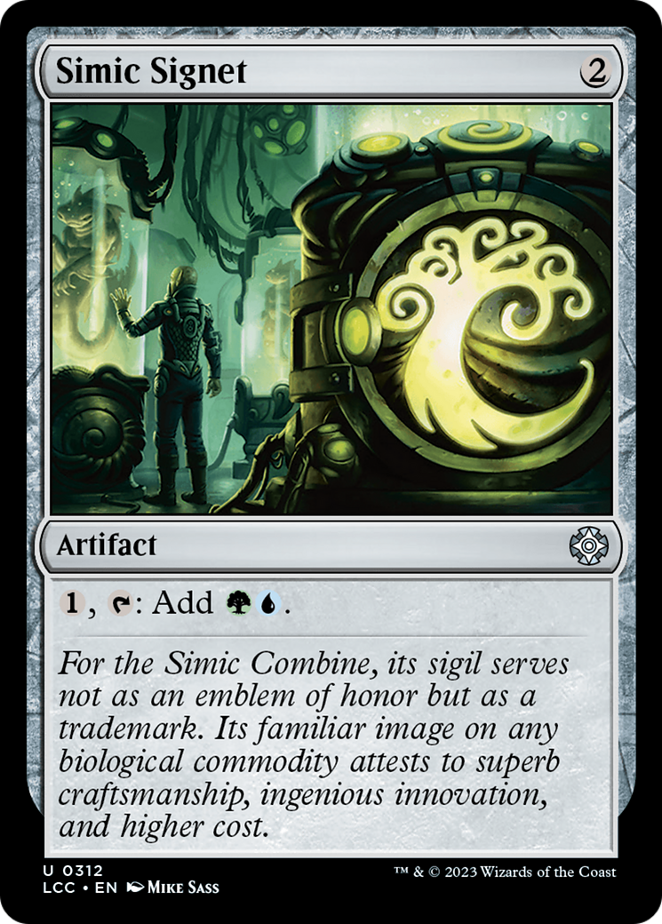 Simic Signet [The Lost Caverns of Ixalan Commander] | D20 Games