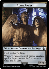 Alien Angel // Mutant Double-Sided Token [Doctor Who Tokens] | D20 Games