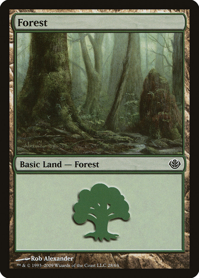 Forest (28) [Duel Decks: Garruk vs. Liliana] | D20 Games