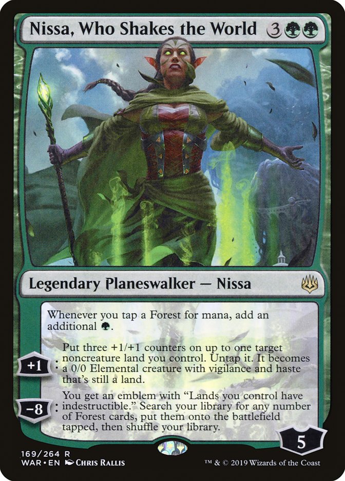 Nissa, Who Shakes the World [War of the Spark] | D20 Games