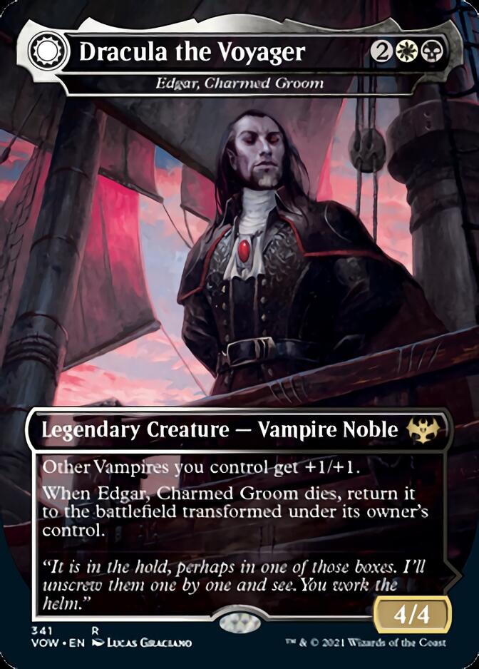 Edgar, Charmed Groom // Edgar Markov's Coffin - Dracula the Voyager // Casket of Native Earth [Innistrad: Crimson Vow] | D20 Games