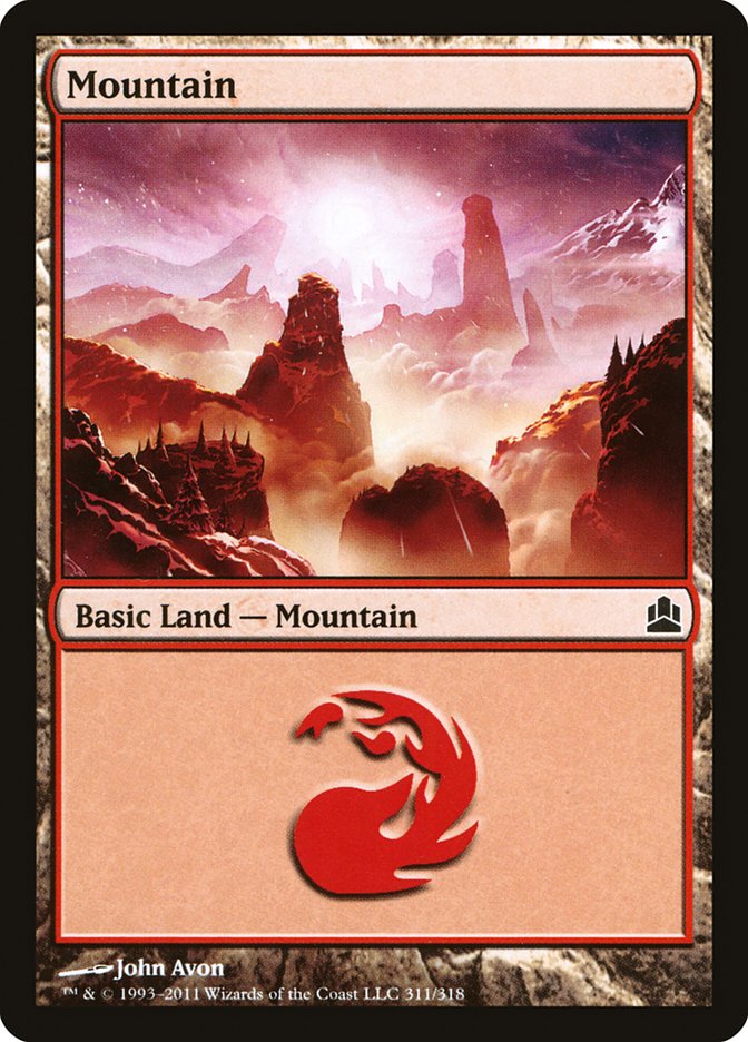 Mountain (311) [Commander 2011] | D20 Games