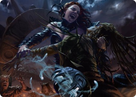 Olivia's Midnight Ambush Art Card [Innistrad: Midnight Hunt Art Series] | D20 Games