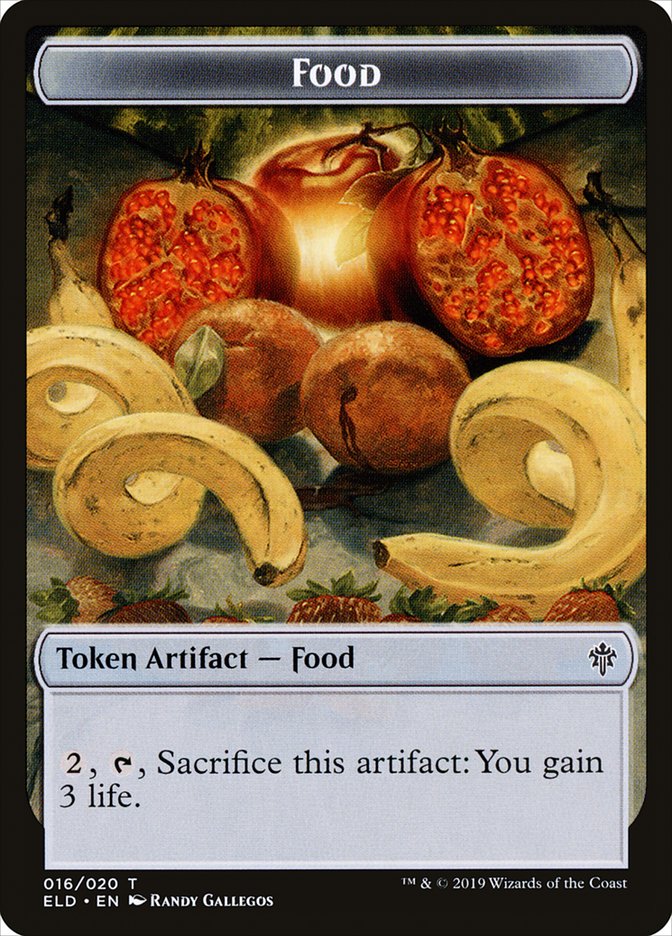 Food (016/020) [Throne of Eldraine Tokens] | D20 Games