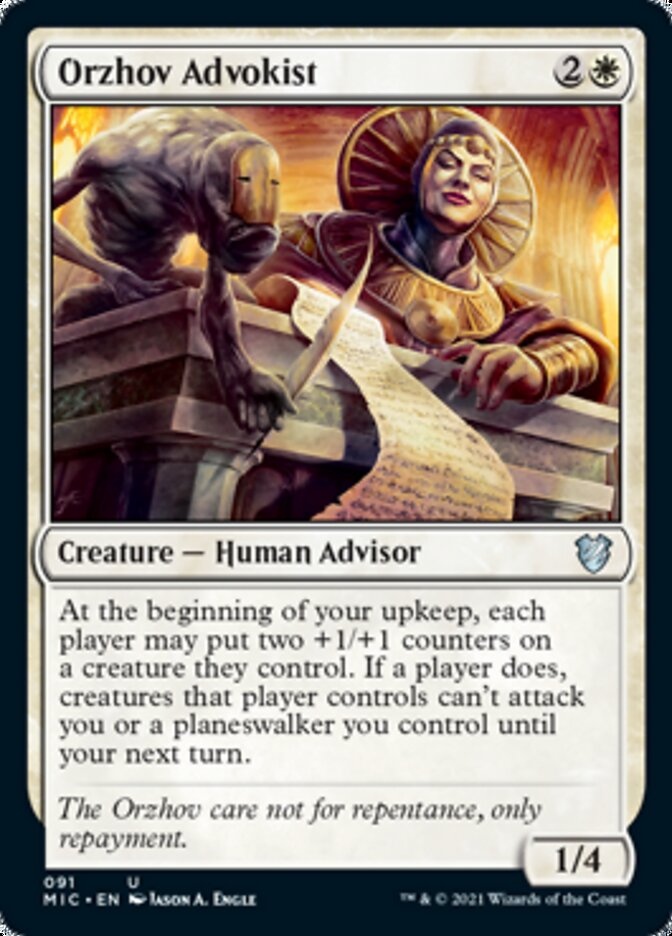 Orzhov Advokist [Innistrad: Midnight Hunt Commander] | D20 Games