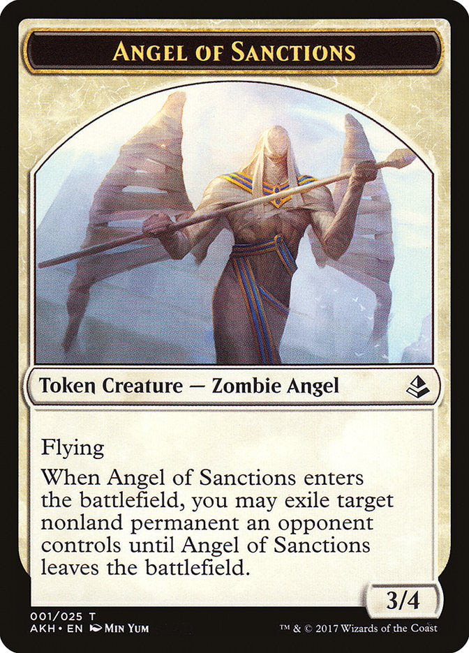 Angel of Sanctions [Amonkhet Tokens] | D20 Games