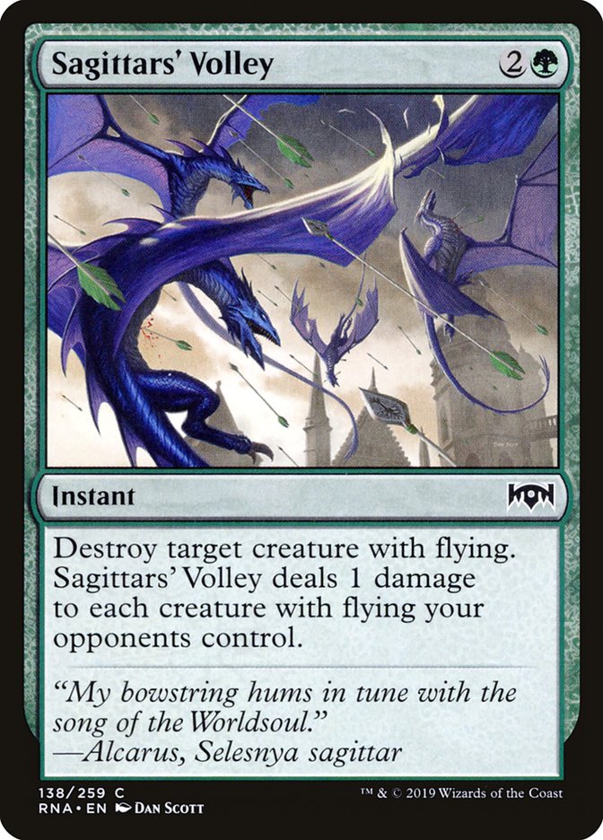 Sagittars' Volley [Ravnica Allegiance] | D20 Games