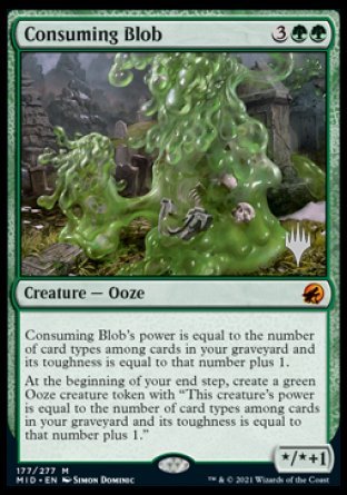 Consuming Blob (Promo Pack) [Innistrad: Midnight Hunt Promos] | D20 Games