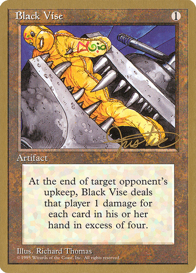 Black Vise (Mark Justice) [Pro Tour Collector Set] | D20 Games