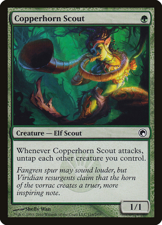 Copperhorn Scout [Scars of Mirrodin] | D20 Games